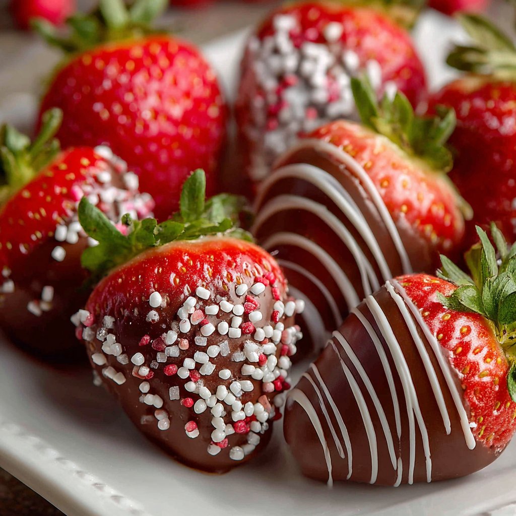 Valentine's Day Chocolate Strawberries