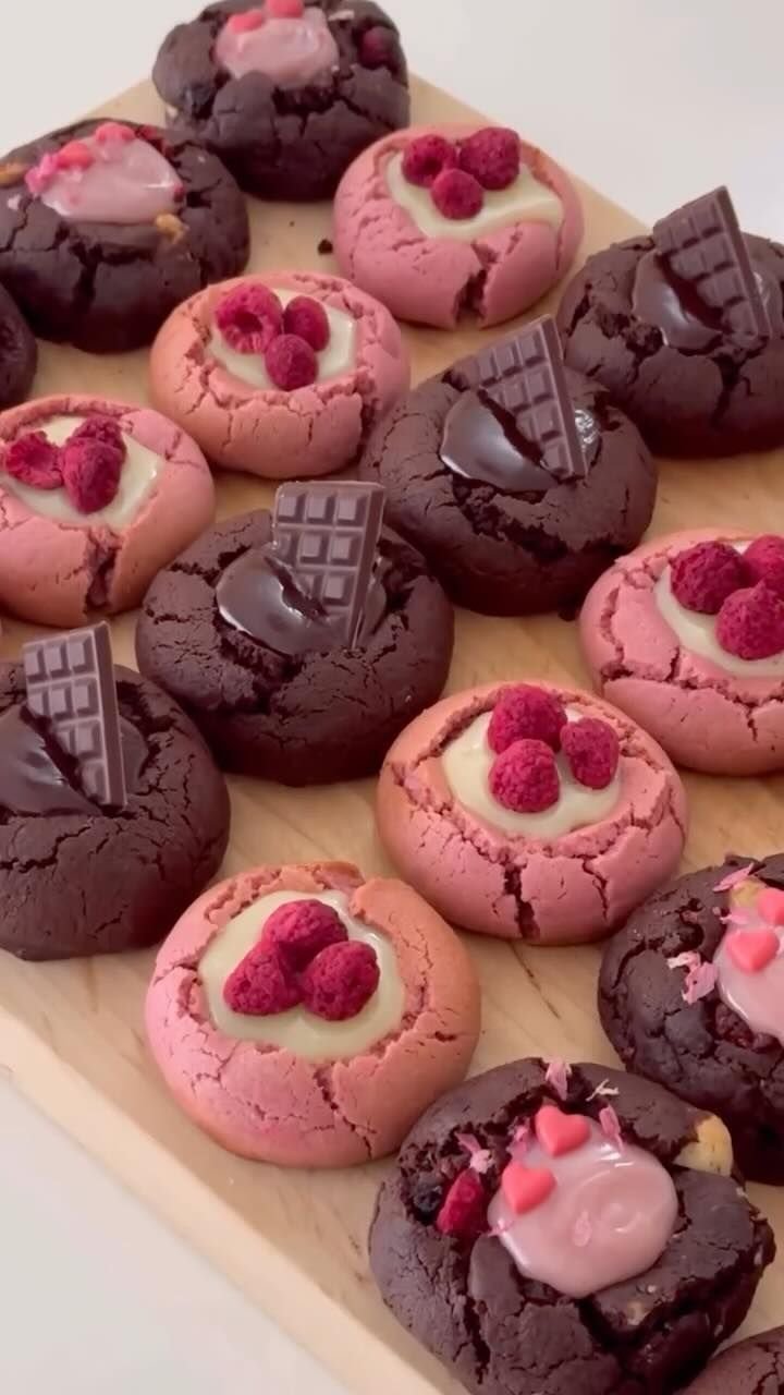 Valentine Ganache Cookies