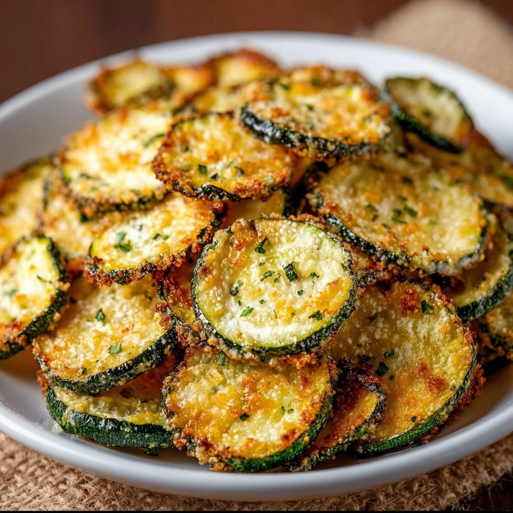 Oven-Baked Zucchini Chips