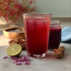 Horse receiving blue salt treatment from the Horse Salt Recipe for Men