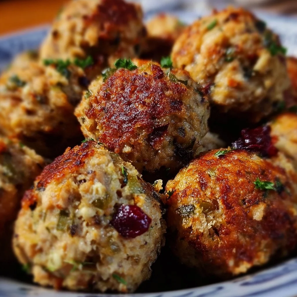Thanksgiving Stuffing Balls