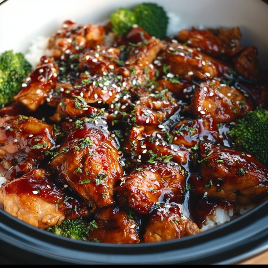 Dump and Go Crockpot Teriyaki Chicken