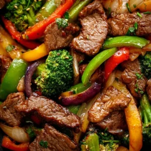 Delicious 30-Minute Beef Stir Fry with colorful vegetables served in a bowl