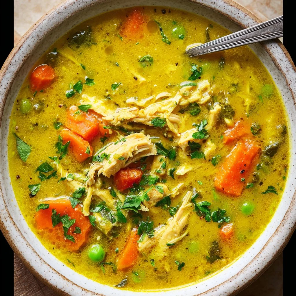 Anti-Inflammatory Turmeric Chicken Soup