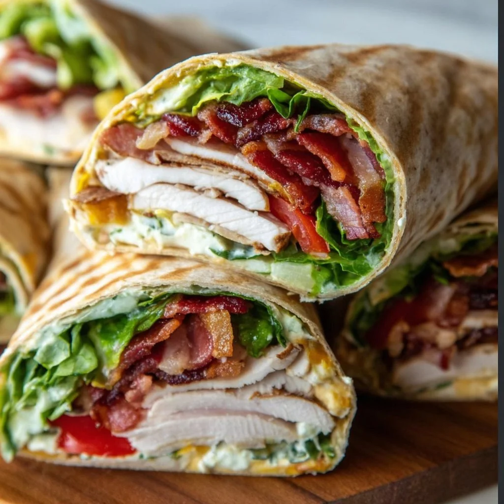 California Turkey Club Wraps