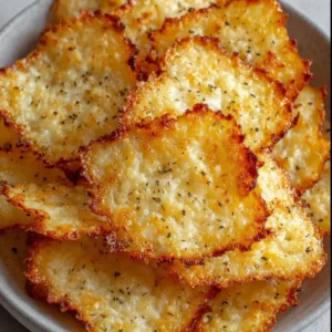 Cottage cheese chips served in a bowl as a healthy snack option.
