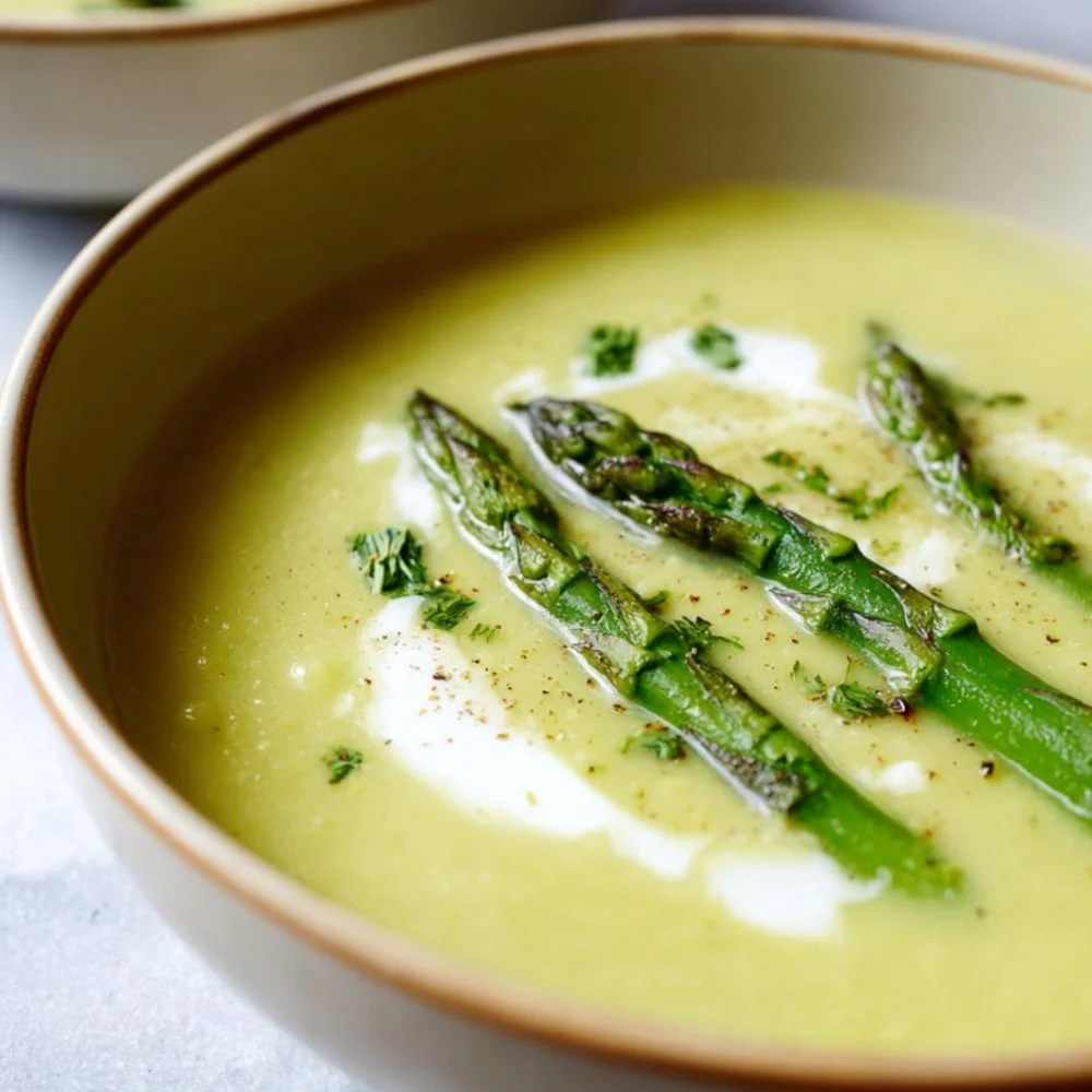Creamy Asparagus Soup (without cream!)