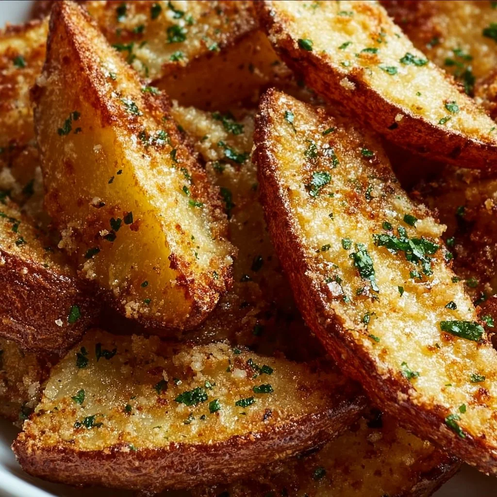Garlic Parmesan Potato Wedges