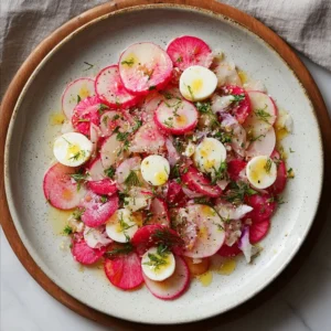 Gordon Ramsay's delicious radish salad recipe with fresh ingredients
