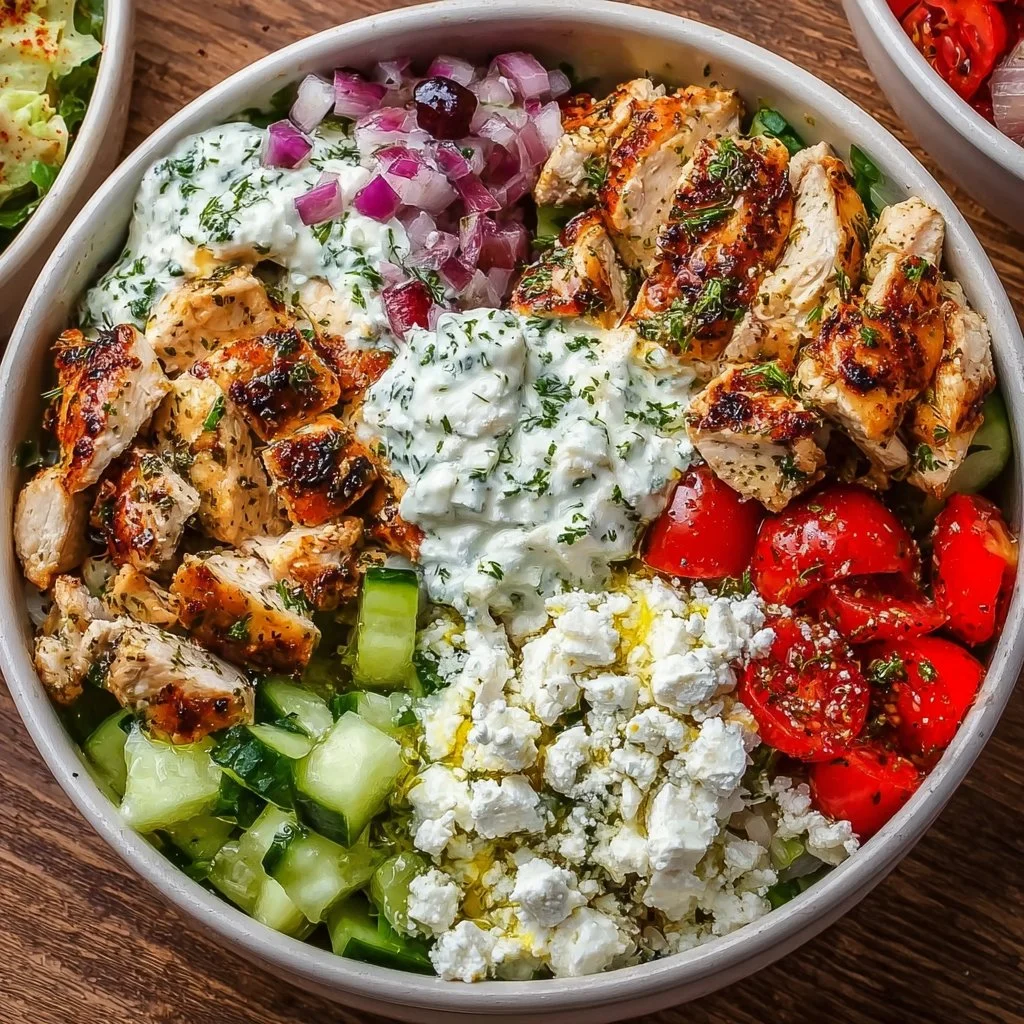 Greek Chicken Bowls