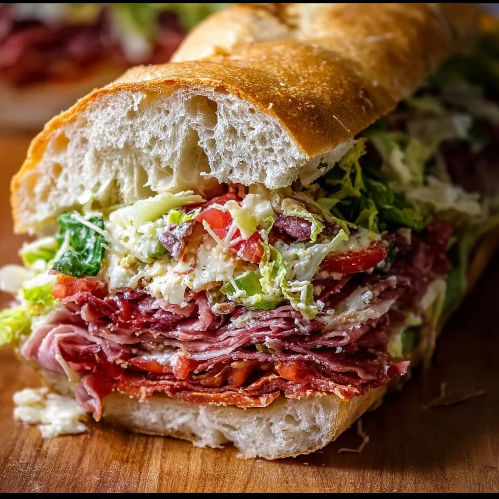 Italian Grinder Salad Sandwich