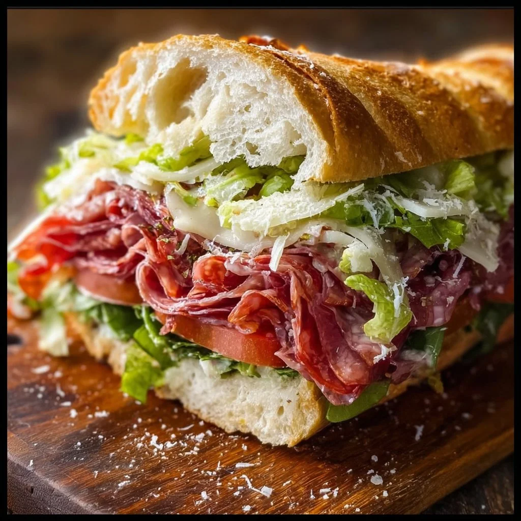 Italian Grinder Salad Sandwich