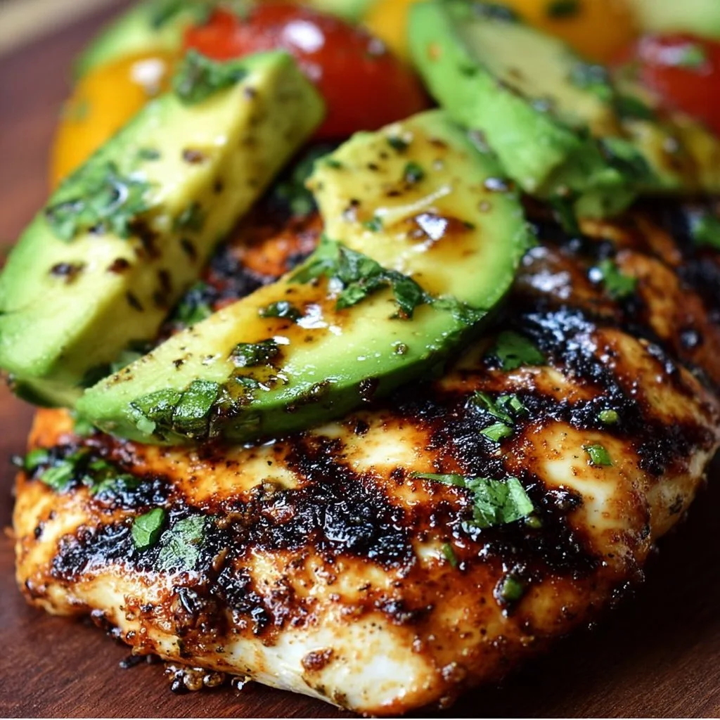 Juicy Grilled California Avocado Chicken