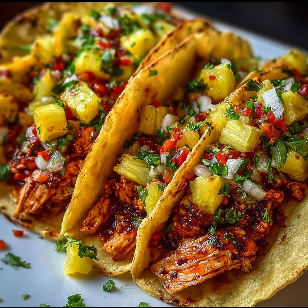 Pineapple Chicken Tacos