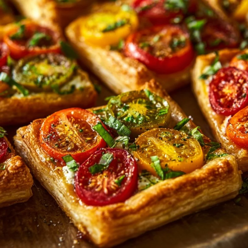 Tomato Tartlets with Puff Pastry