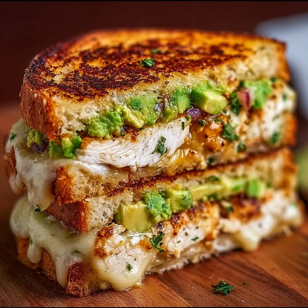 Chicken Avocado Melt Sandwich