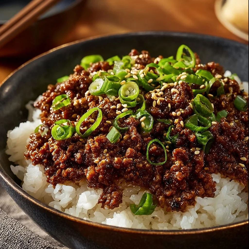 Korean Ground Beef Bowl