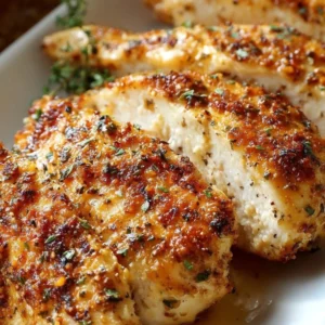 Perfectly cooked melt in your mouth chicken breast plated elegantly.
