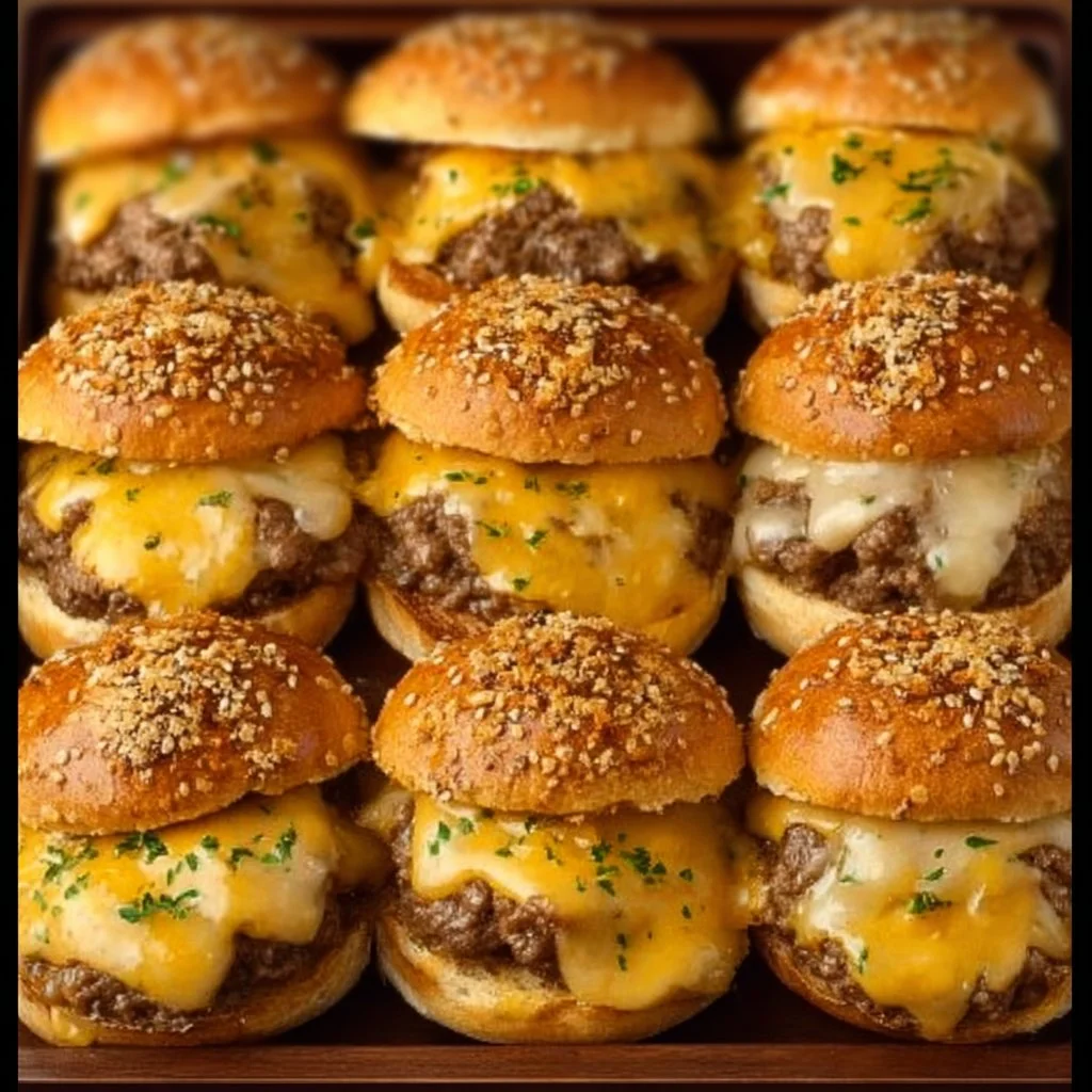 Mini Big Mac Cheeseburgers