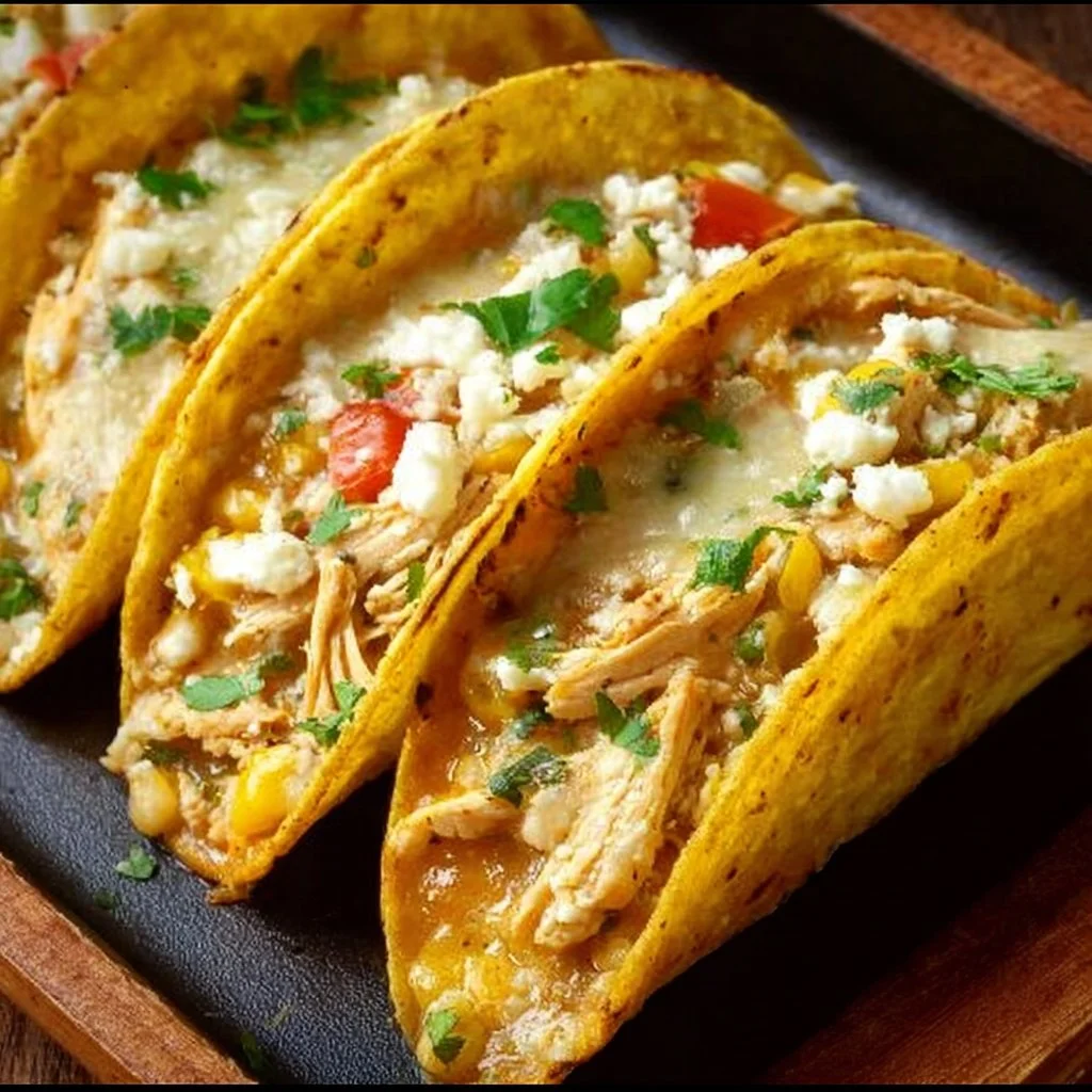 White Chicken Chili Tacos