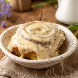 Delicious London Fog rolls featuring tea and creamy flavors